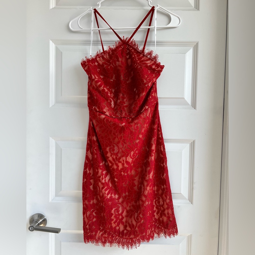 Lulus Maroon Dress